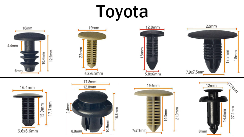 Czy wiesz coś o klipach samochodowych Toyoty?